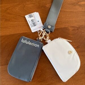 lululemon dual pouch wristlet! NWT!